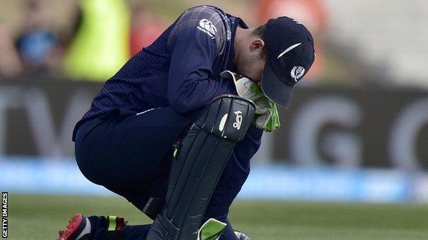 Scotland wicketkeeper Matthew Cross