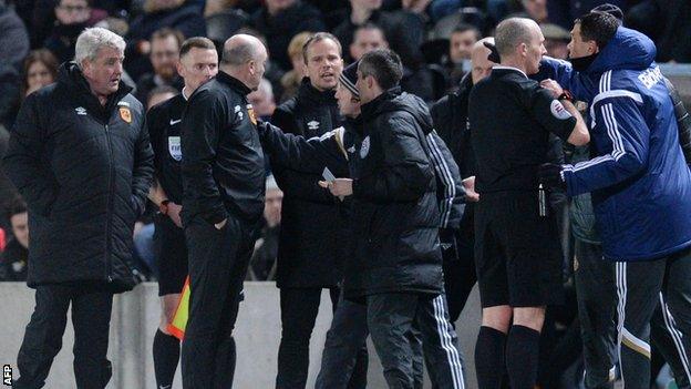 Steve Bruce and Gus Poyet