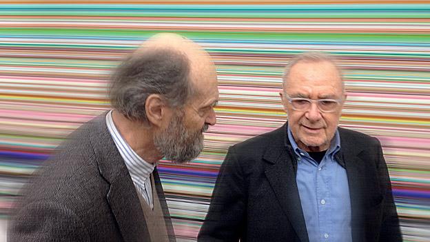 Arvo Part (left) and Gerhard Richter