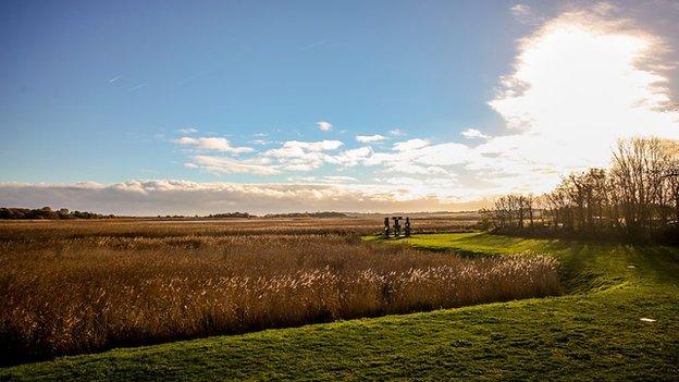 Barbara Hepworth sculpture at Snape Maltings