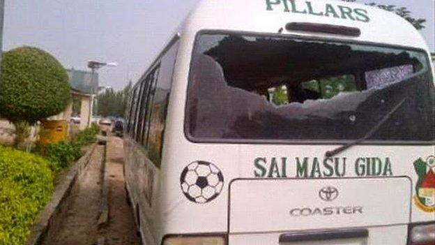 Kano Pillars's bus was attacked by gunmen