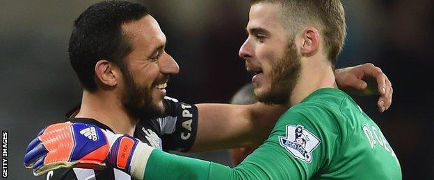 Jonas Gutierrez and David De Gea