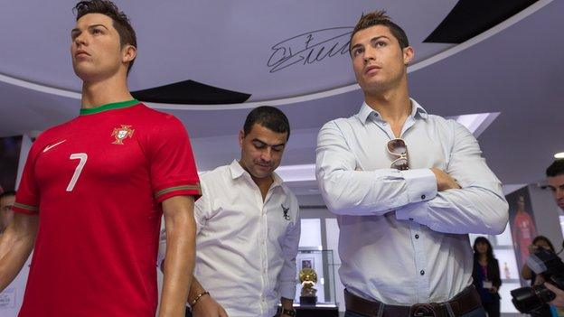 Cristiano Ronaldo waxwork