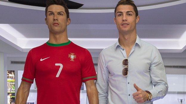 Cristiano Ronaldo waxwork