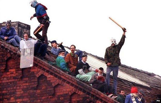 Prisoners on the roof