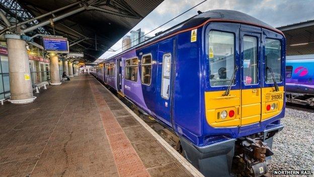 A Northern Rail electric train