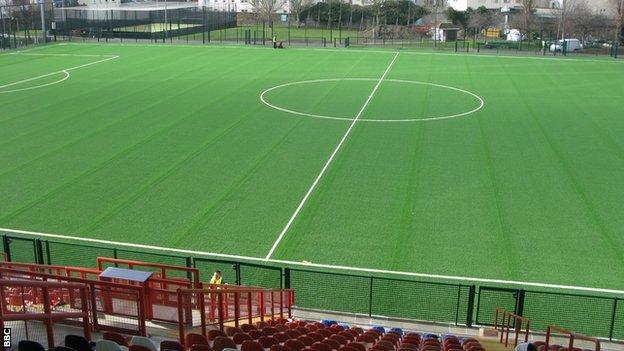 Springfield Stadium's new synthetic pitch