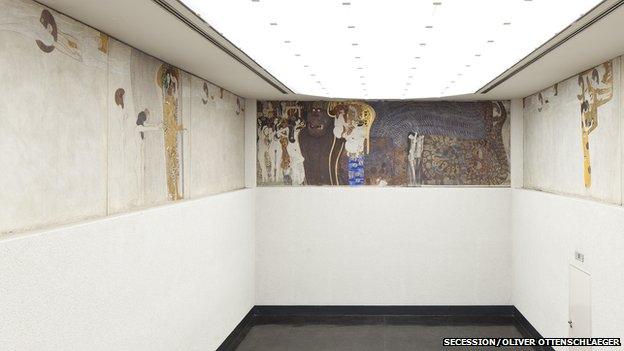 The Beethoven Frieze by Klimt