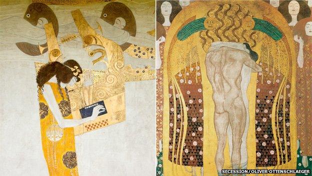 The Beethoven Frieze by Klimt