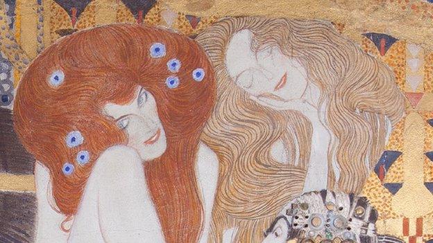 The Beethoven Frieze by Klimt