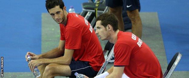 James Ward and Andy Murray