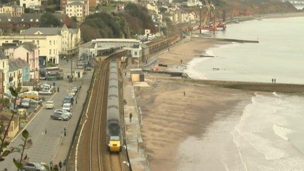 Dawlish sea wall