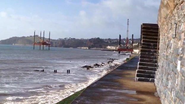 Dawlish sea wall