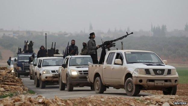 Nusra Front soldiers in the Idlib (December 2014)