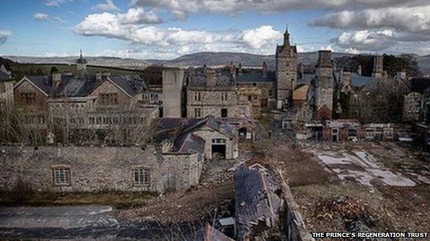 View of North Wales Hospital