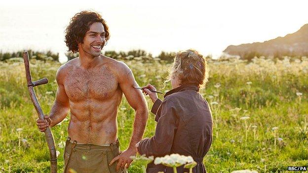 Aidan Turner: 'I had to take my top off'