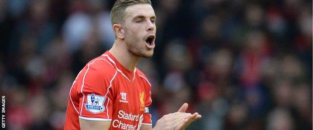 Liverpool's Jordan Henderson