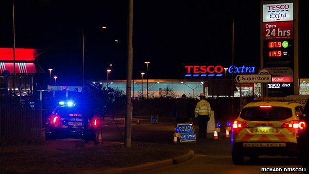 Bomb scare at Great Yarmouth Tesco