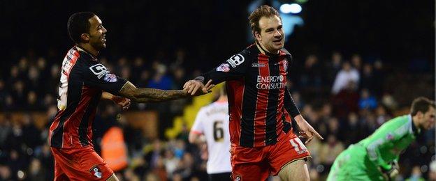 Brett Pitman and Callum Wilson