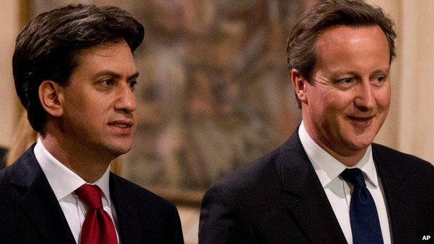 Ed Miliband and David Cameron