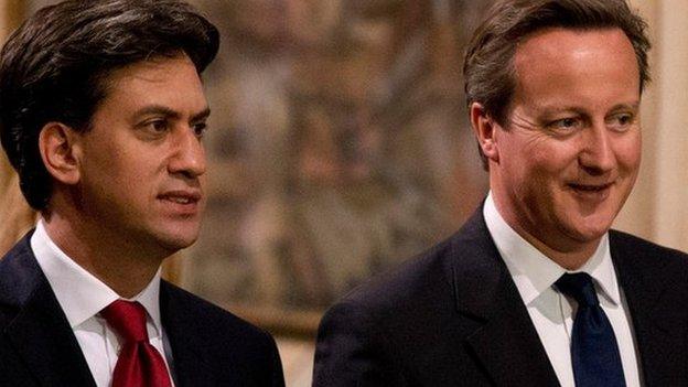 Ed Miliband and David Cameron