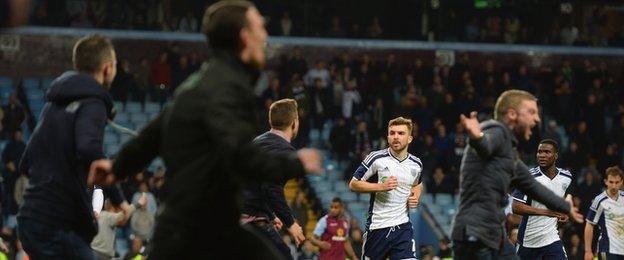 Villa Park pitch invasion