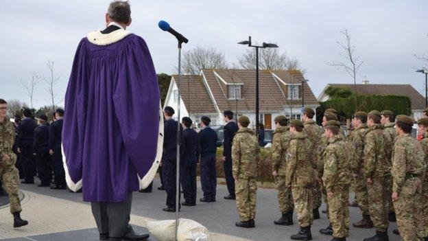 WW1 volunteers' departure recreated