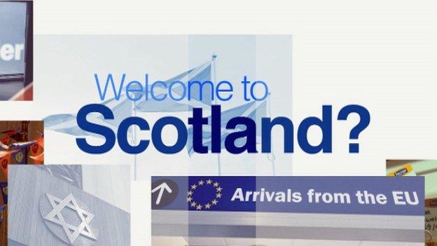 Welcome to Scotland? montage