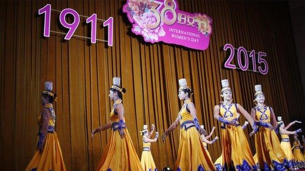 Several performances were organised to mark the Women's Day on the sidelines of the parliament session