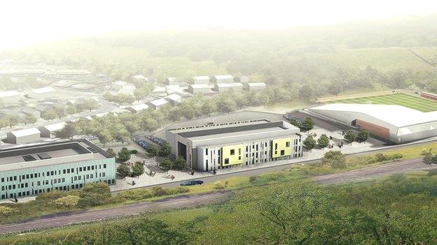 Artist's impression of Coventry University's Scarborough Campus
