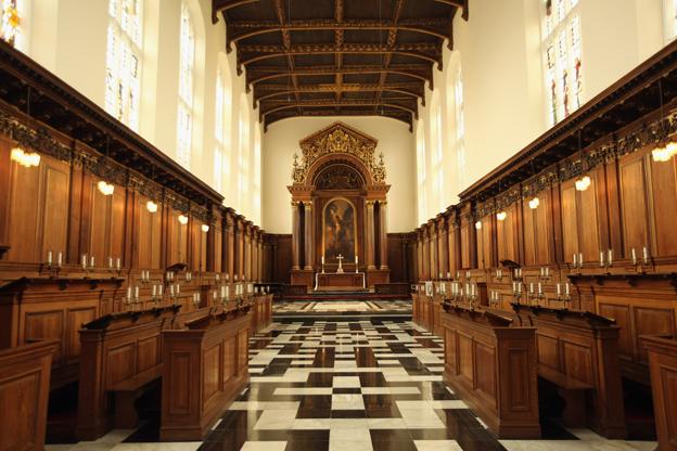 The chapel at Trinity College Cambridge