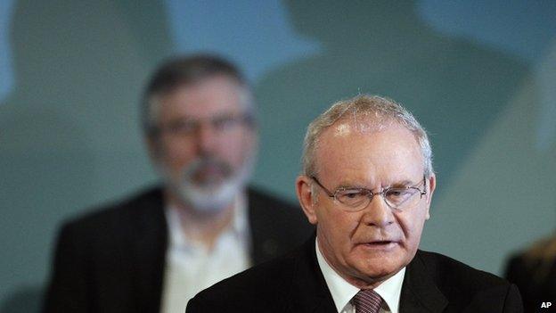 Martin McGuinness and Gerry Adams