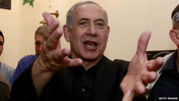 Israeli Prime Minister and head of the Likud party Benjamin Netanyahu