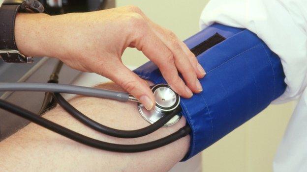 Measuring blood pressure