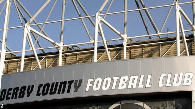 Derby County sign