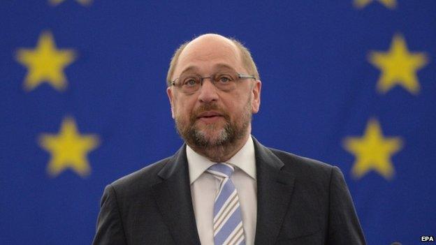 European Parliament President Martin Schulz