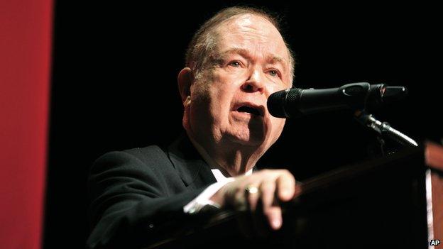 David Boren speaking on Monday