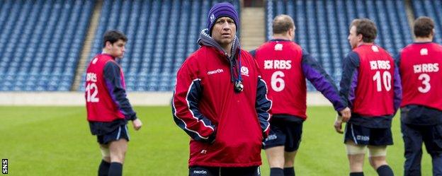 Scotland coach Matt Taylor