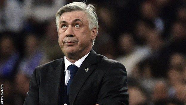 Real Madrid manager Carlo Ancelotti