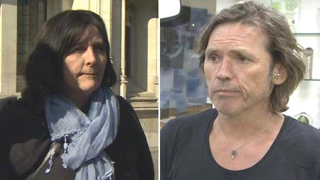 Kathleen Wyatt (left) and Dale Vince (right)