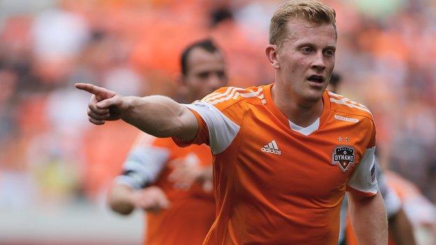 Andrew Driver has played for Hearts and Houston Dynamo.