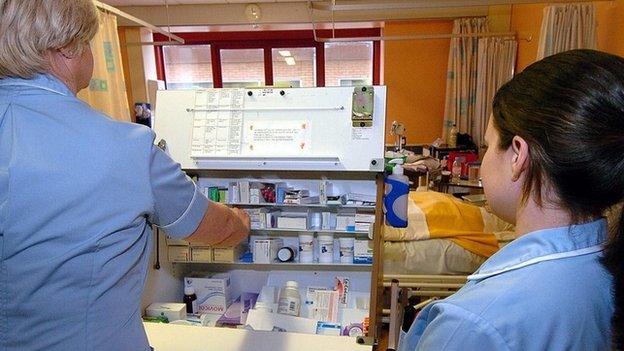 NHS nurses dispensing drugs