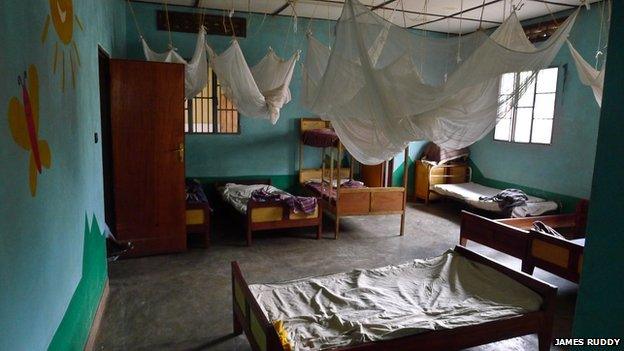 An orphanage dormitory in Rwanda