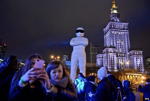 Stig statue in Warsaw