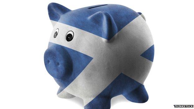 Scottish piggy bank