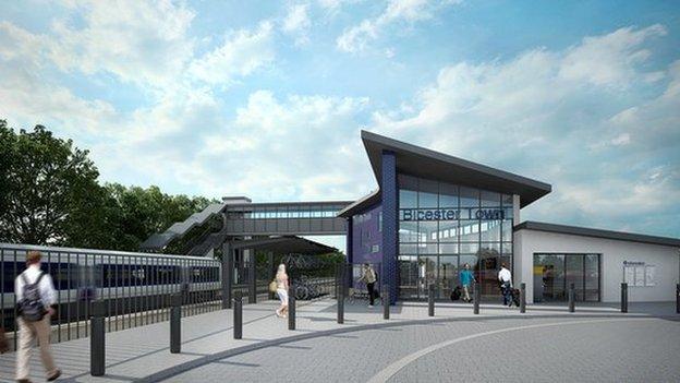 Bicester Town Station design