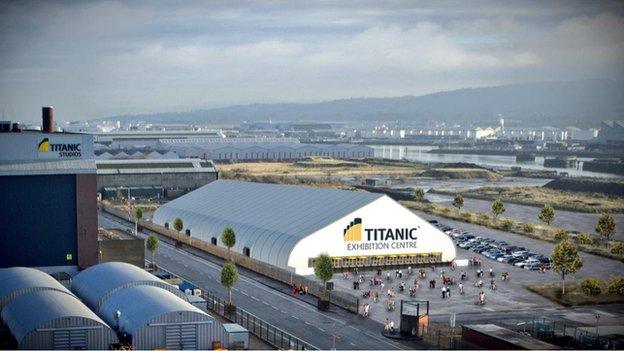 Titanic Quarter has revealed plans to develop Belfast's largest dedicated exhibition centre