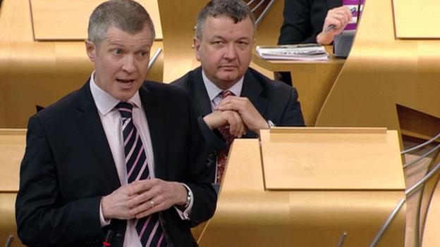 Willie Rennie, Scottish Lib Dem leader, asked about the Gers report