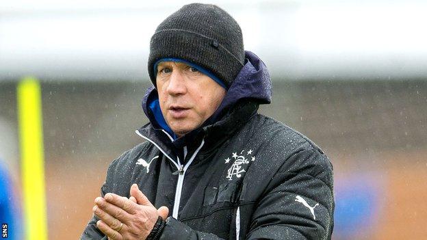 McDowall led Rangers to three victories in his 10 matches in charge