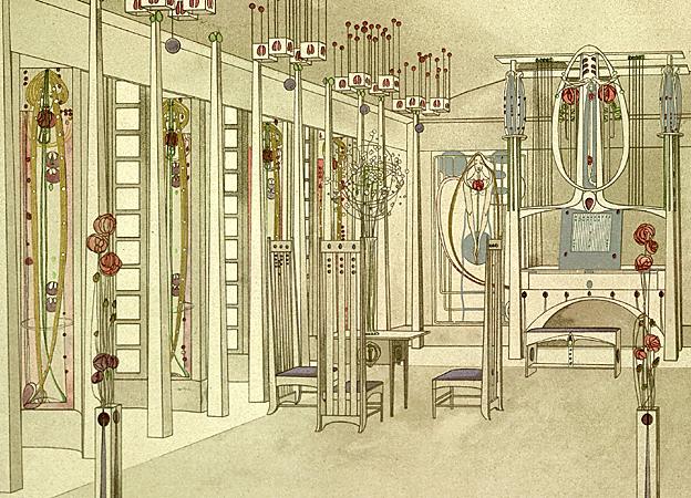 Mackintosh design for "House for an Art Lover"